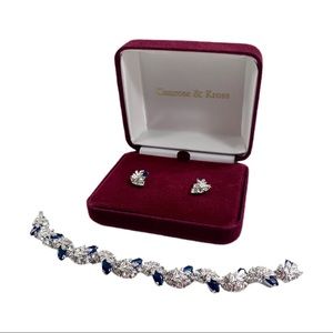 VTG Camrose & Kross Rhinestone Bracelet & Earrings